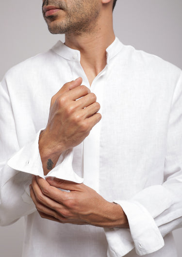 Chemise mariniare en lin